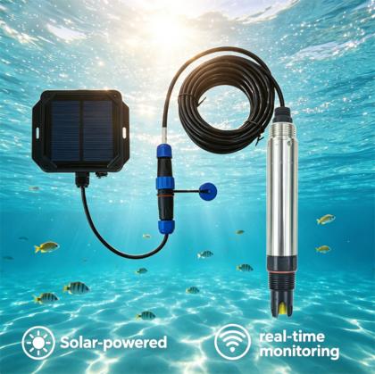 ZONEWU Solar Water Quality Nitrate Ion Sensor
